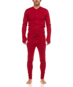 Midweight Wool Union Suit - 100% Merino Wool