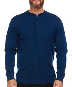 Men's Midweight Merino Wool Henley | 100% Merino Wool