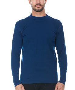 Midweight Wool Mock Neck - 100% Merino Wool